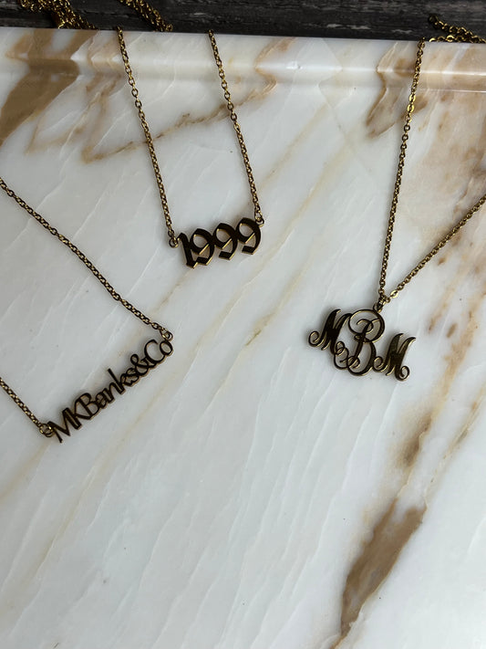 Classic Personalized Necklace