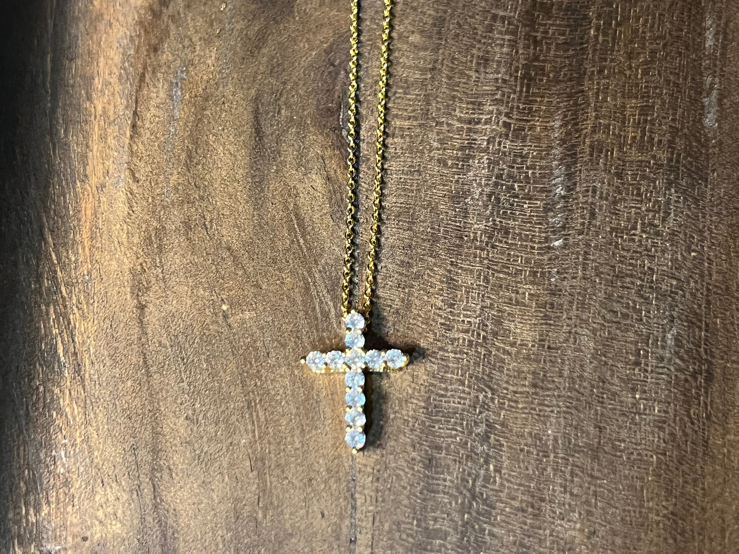Crystal Clear Cross ~ Necklace
